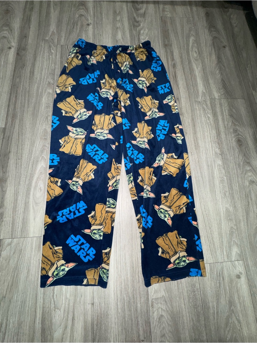 Star Wars Blue & Green Grogu Fleece Pajama Pants